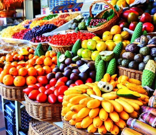 Superfood in organic fruits and vegetables series – Fruits